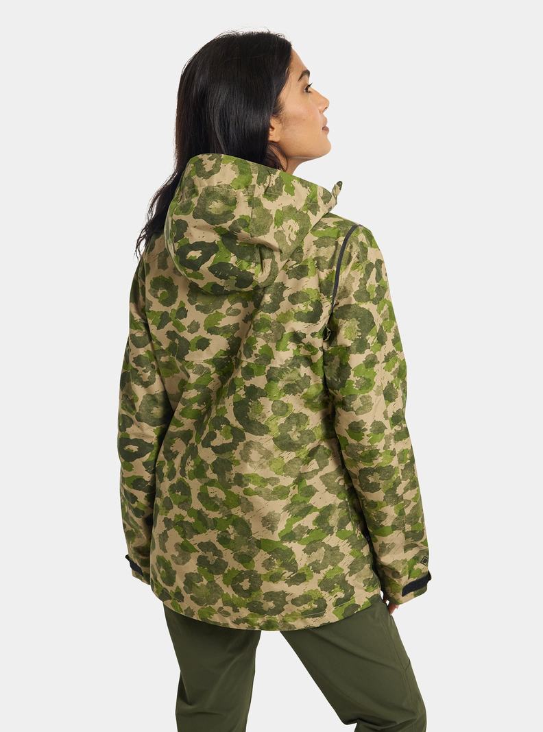Burton Multipath GORE-TEX 2L Snowboardjacke Damen Grün Camouflage | 526-MRXCAS