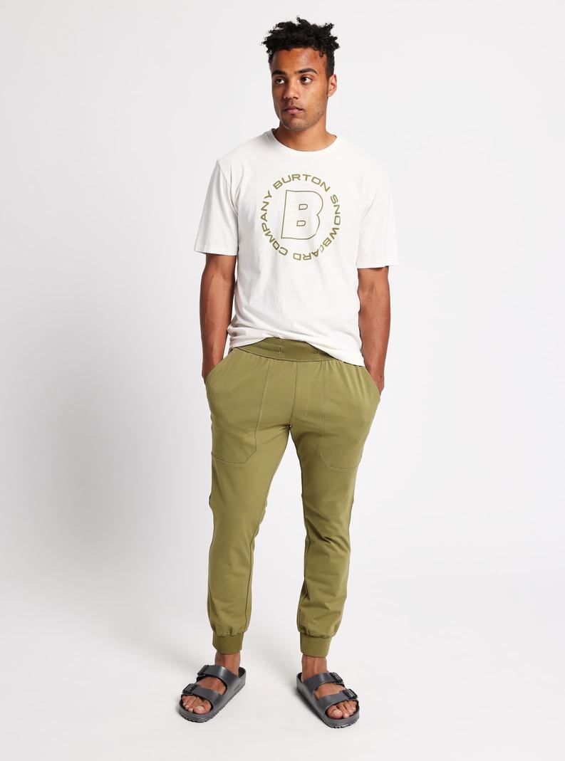 Burton Multipath Jogger Hose Herren Olivgrün | 361-PGXRSO