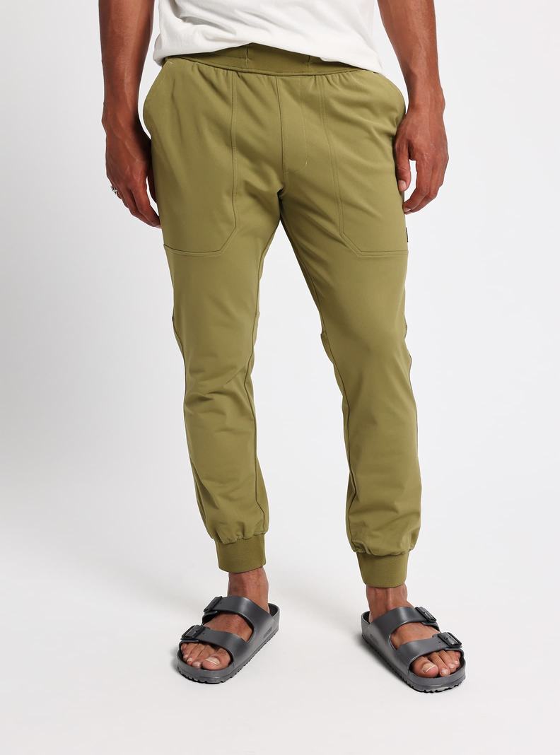 Burton Multipath Jogger Hose Herren Olivgrün | 361-PGXRSO