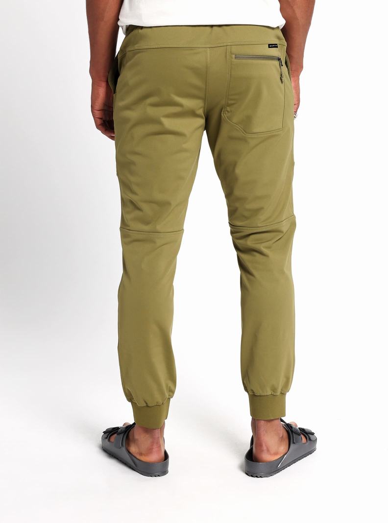 Burton Multipath Jogger Hose Herren Olivgrün | 361-PGXRSO