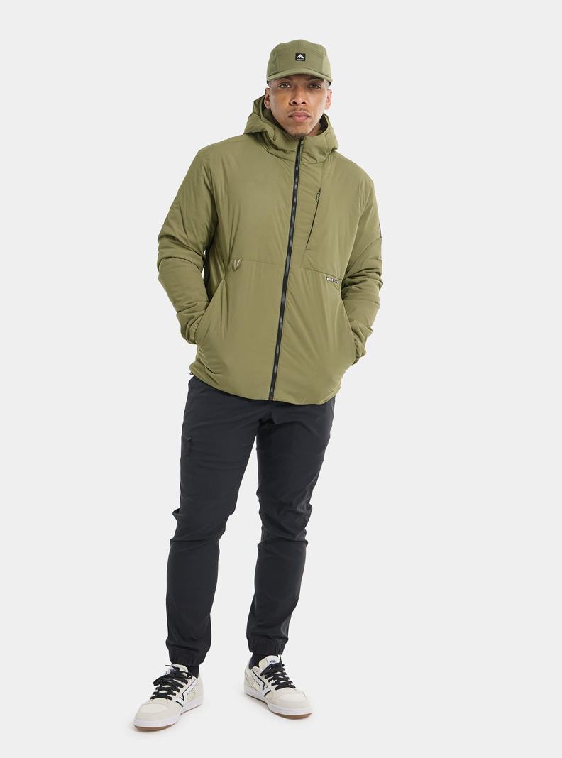 Burton Multipath Mit Kapuze Insulated Snowboardjacke Herren Olivgrün | 407-WJFUYP