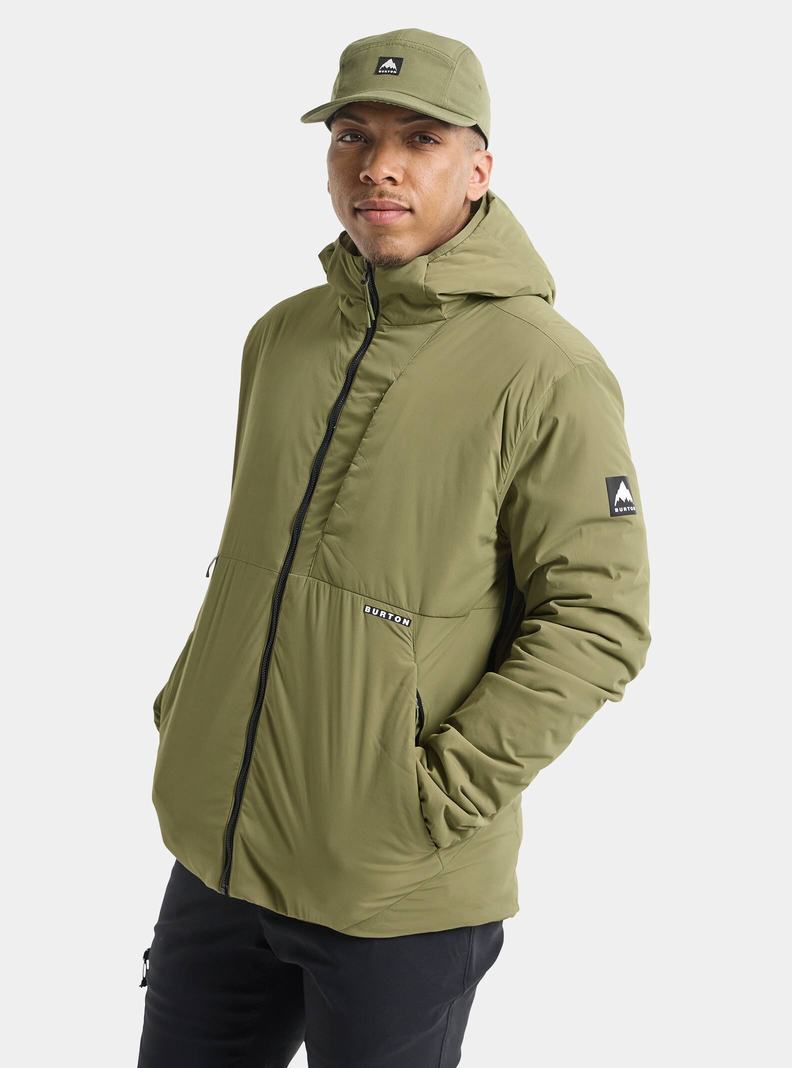 Burton Multipath Mit Kapuze Insulated Snowboardjacke Herren Olivgrün | 407-WJFUYP