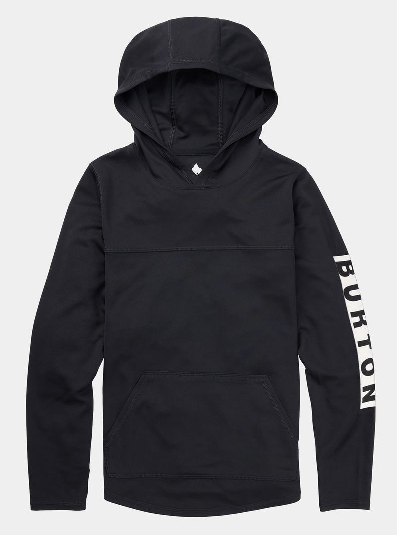 Burton Multipath Pullover Hoodie Kinder Schwarz | 586-XNULZR