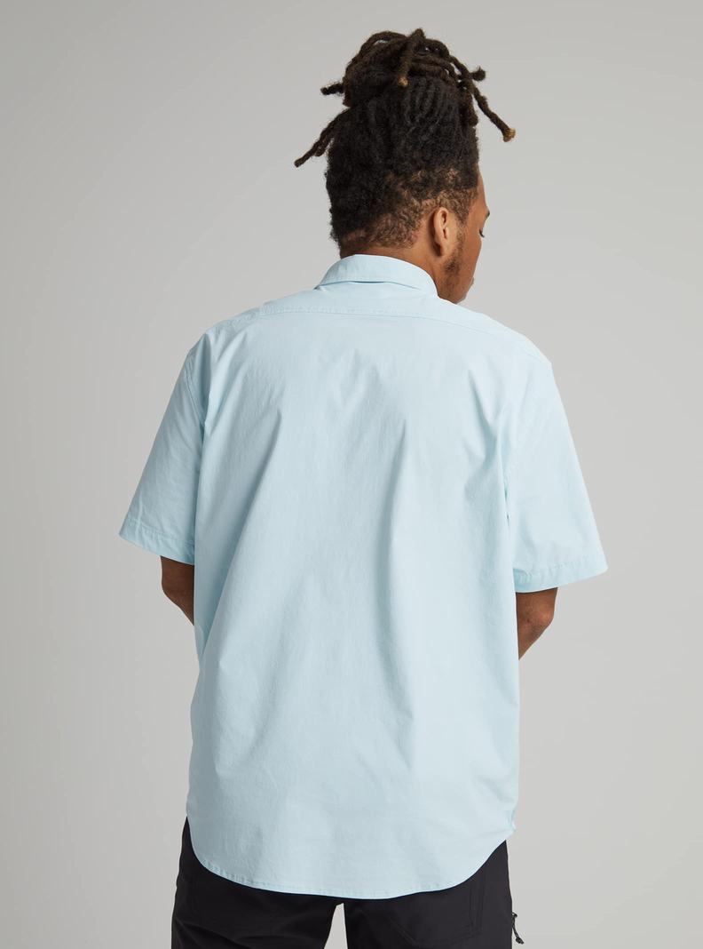 Burton Multipath Utility Kurzes Sleeve Shirt Hemd Herren Helltürkis | 204-URIZOE