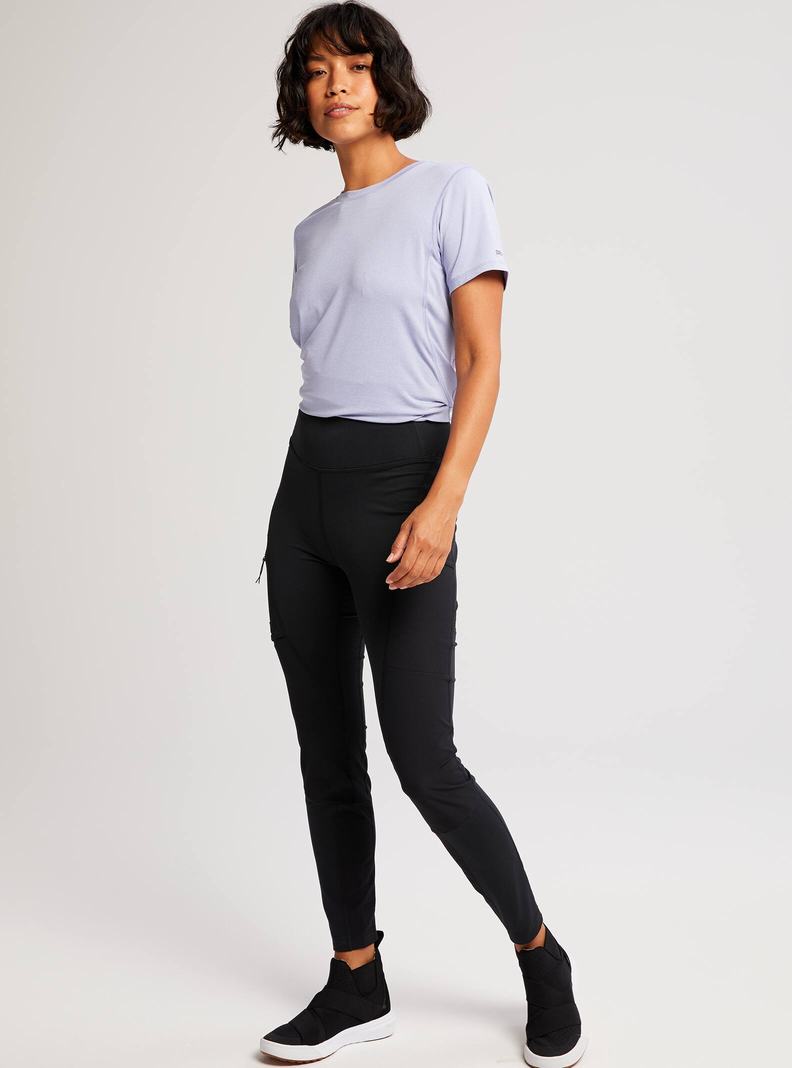 Burton Multipath Utility Leggings Damen Schwarz | 632-ZHDYWR