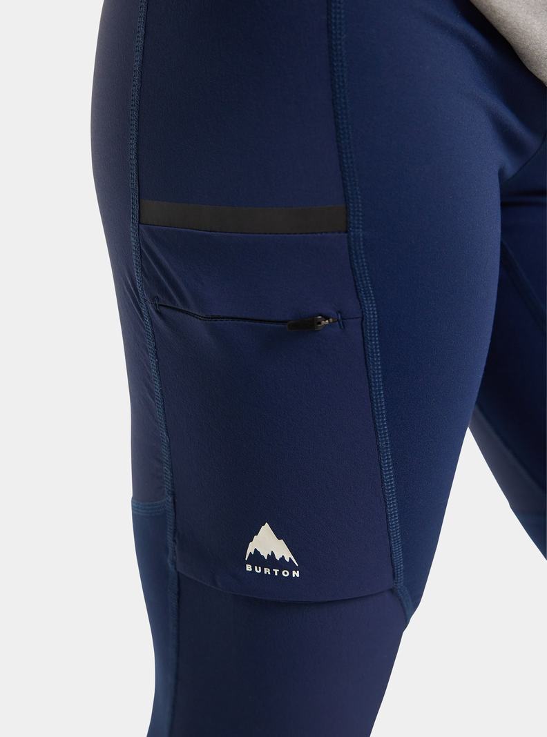 Burton Multipath Utility Leggings Damen Blau | 826-PUFBRE