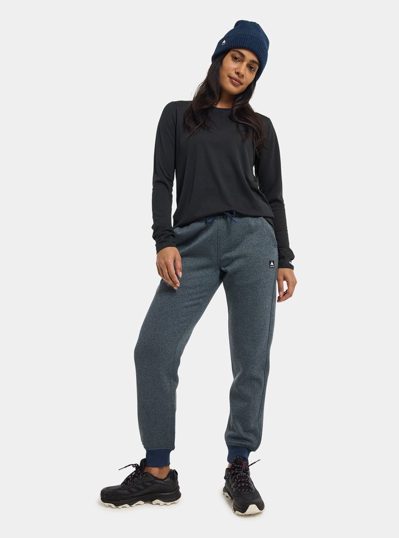 Burton Oak Fleece Hose Damen Blau | 182-ORDHCT