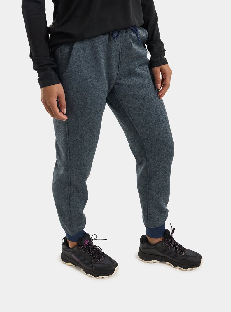 Burton Oak Fleece Hose Damen Blau | 182-ORDHCT