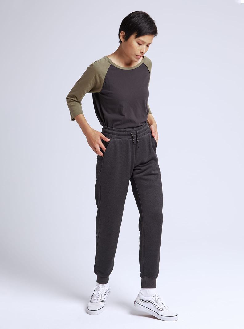 Burton Oak Fleece Hose Damen Schwarz | 962-GSPNHI