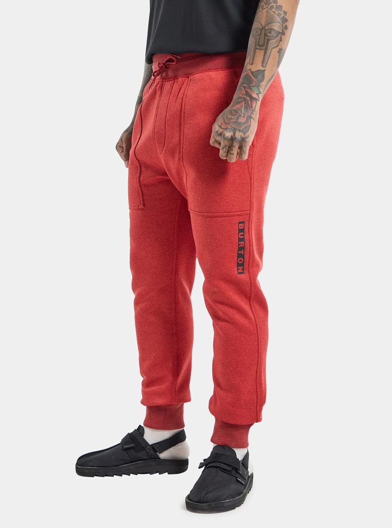 Burton Oak Fleece Hose Herren Rot | 941-RHJLPK