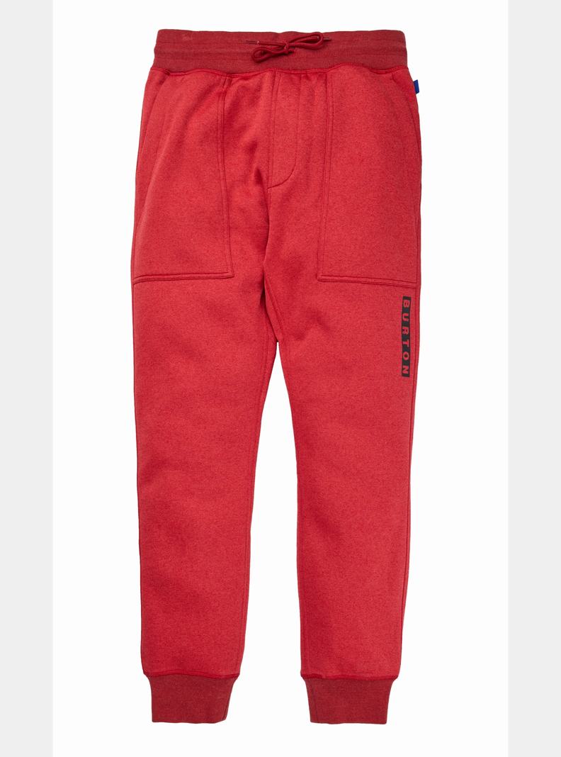 Burton Oak Fleece Hose Herren Rot | 941-RHJLPK