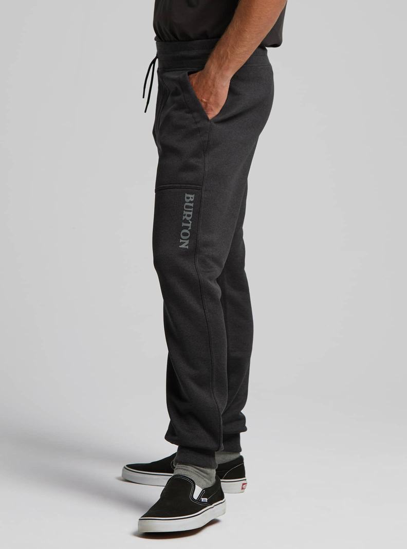 Burton Oak Fleece Hose Herren Schwarz | 687-YJTNBA