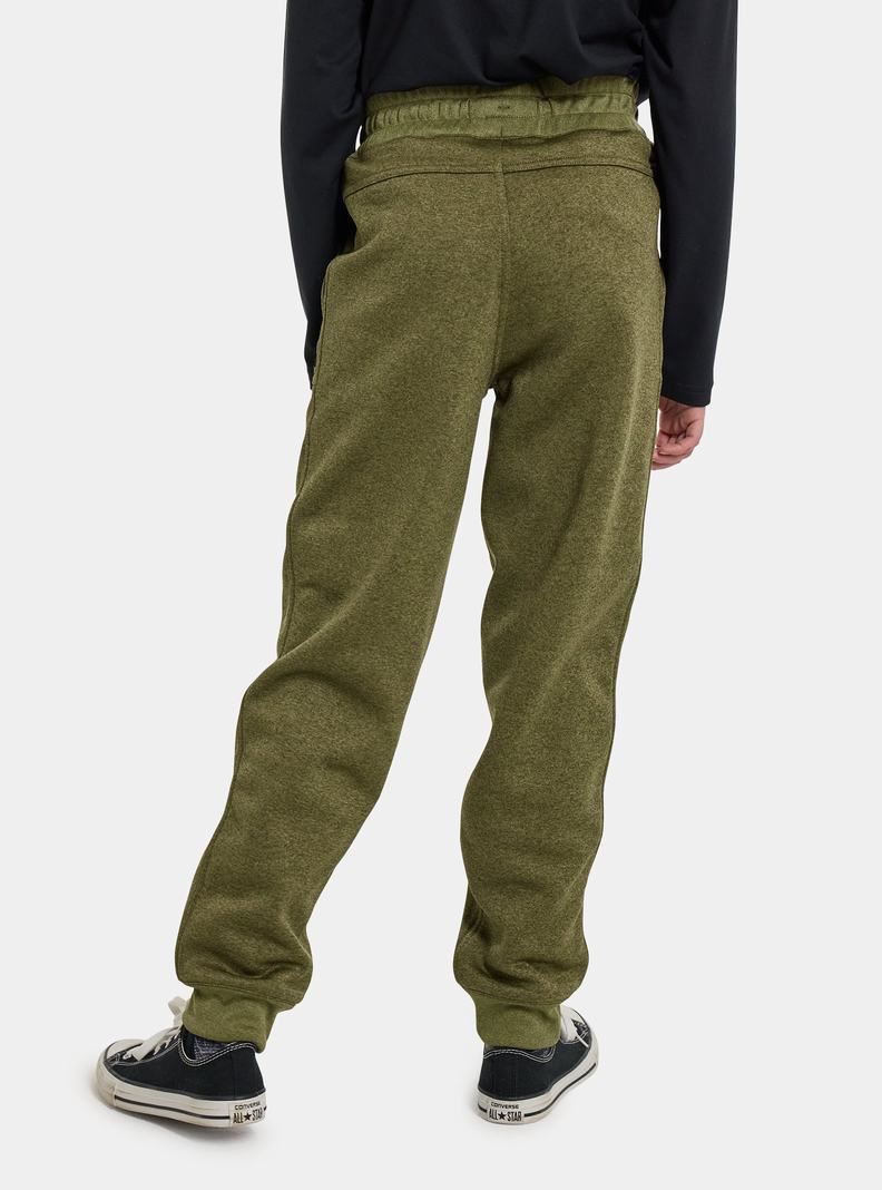 Burton Oak Fleece Hose Kinder Olivgrün | 412-UOJDEW