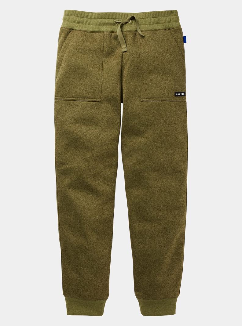 Burton Oak Fleece Hose Kinder Olivgrün | 412-UOJDEW
