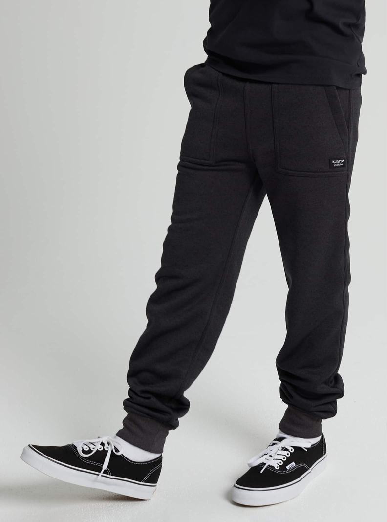 Burton Oak Fleece Hose Kinder Schwarz | 462-IJDKAE