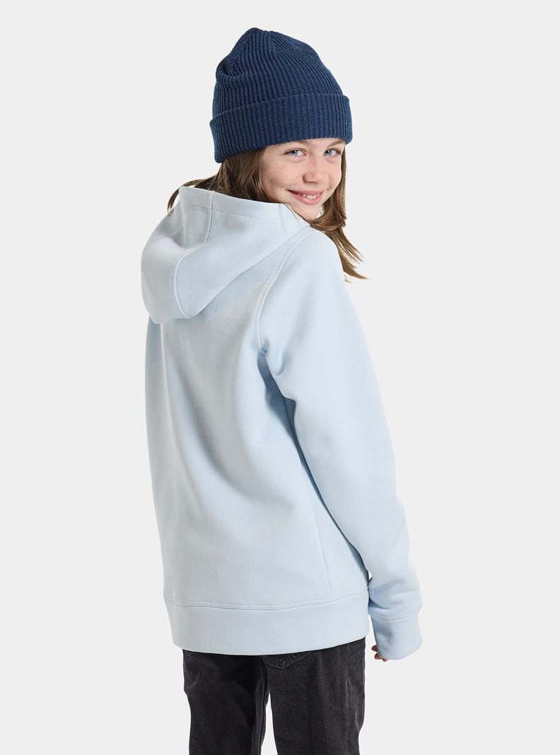 Burton Oak Full-Zip Hoodie Kinder Blau | 064-YZXDUR