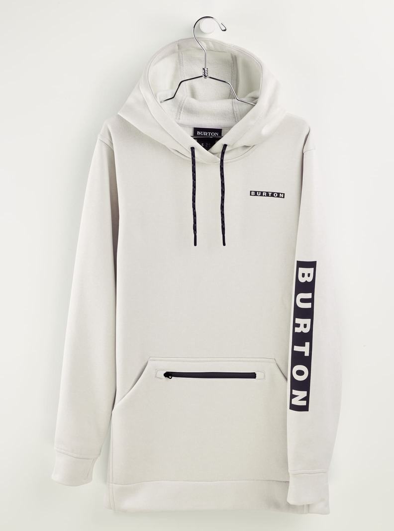 Burton Oak Long Pullover Hoodie Damen Weiß | 298-MYUIKC