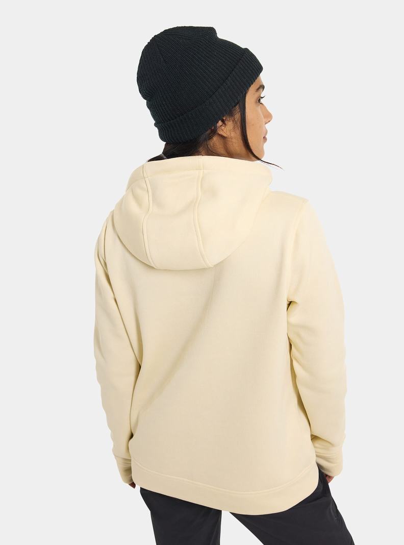 Burton Oak Pullover Hoodie Sweatshirts Damen Beige | 482-XETOAK