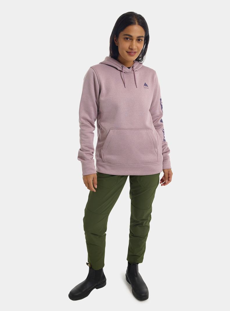 Burton Oak Pullover Hoodie Sweatshirts Damen Lila | 672-LGYHXW