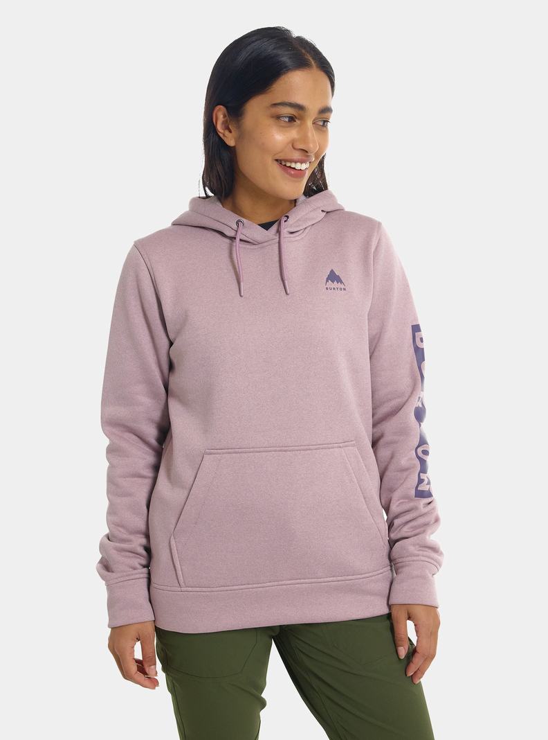 Burton Oak Pullover Hoodie Sweatshirts Damen Lila | 672-LGYHXW