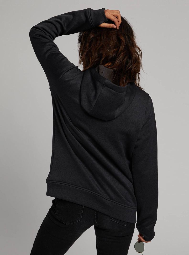 Burton Oak Pullover Hoodie Sweatshirts Damen Schwarz | 681-DUMCGA