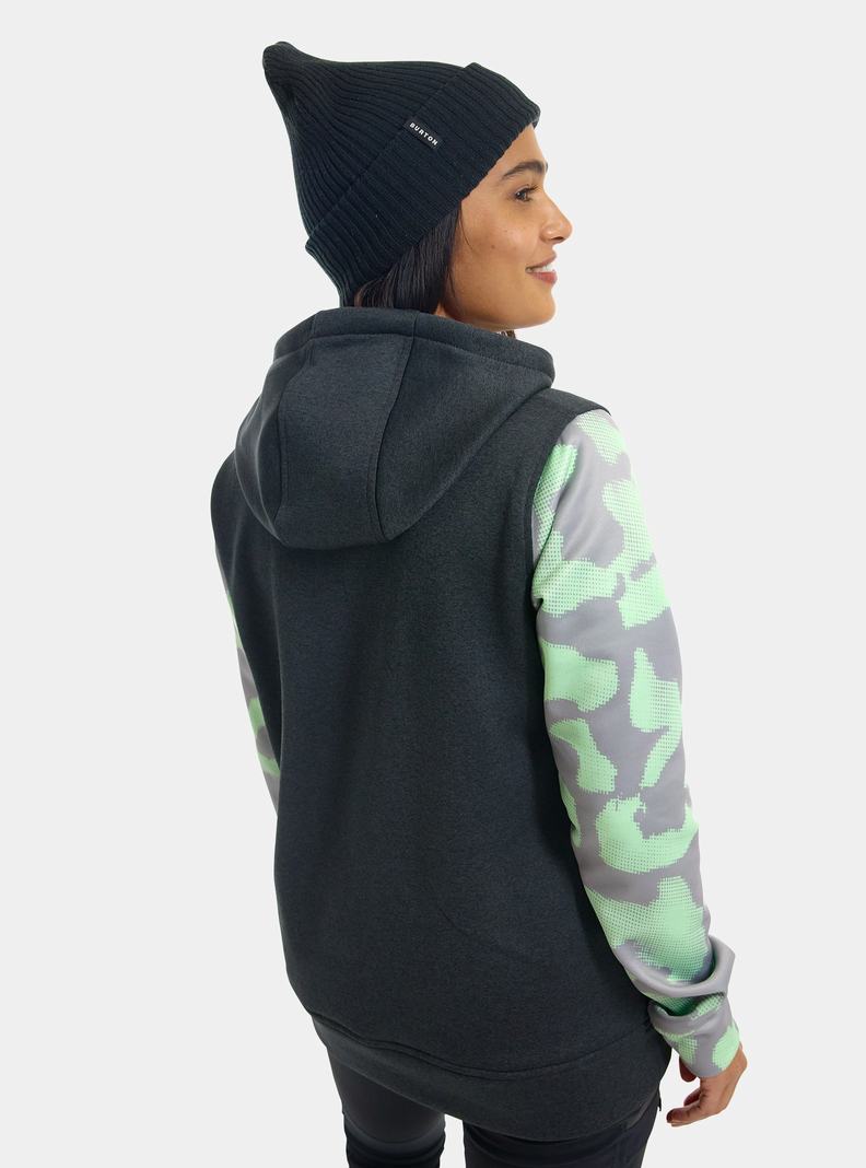 Burton Oak Pullover Hoodie Sweatshirts Damen Schwarz Rosa | 794-MNSTIP