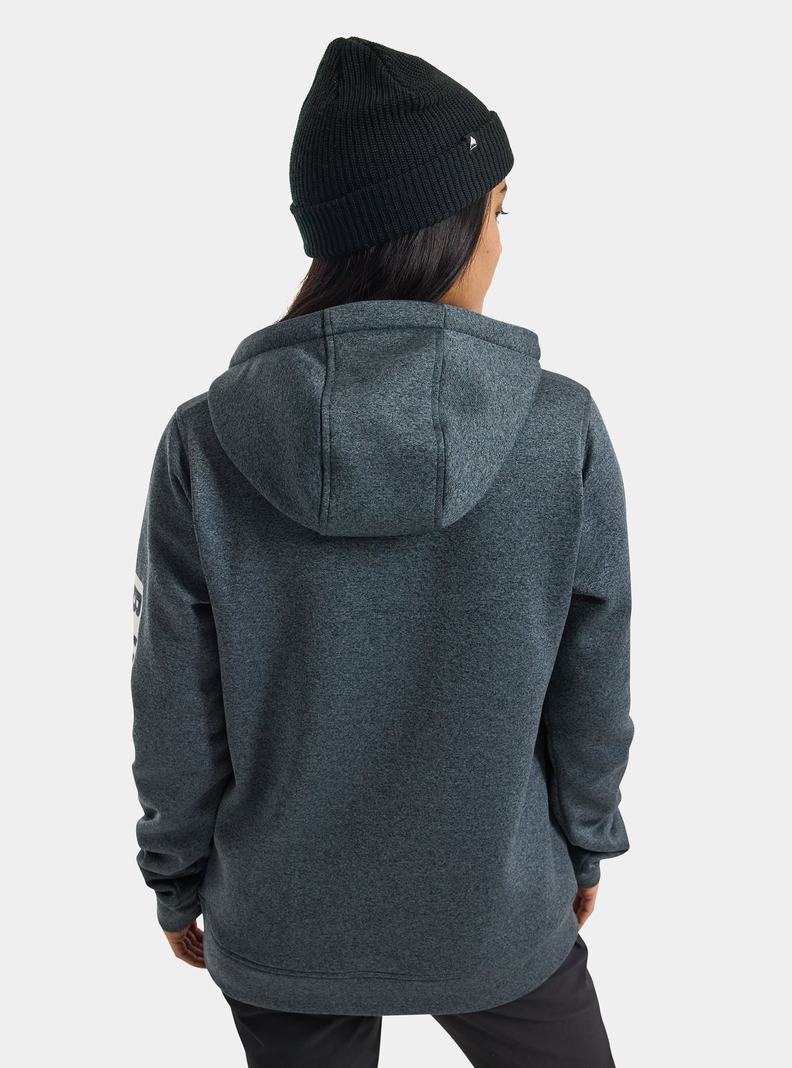 Burton Oak Pullover Hoodie Sweatshirts Damen Blau | 871-SOAWNF