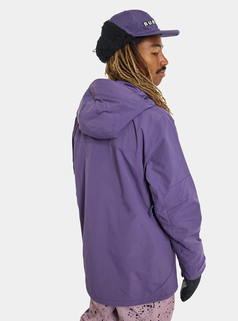 Burton Peasy 2L Snowboardjacke Herren Lila | 462-STRGWH