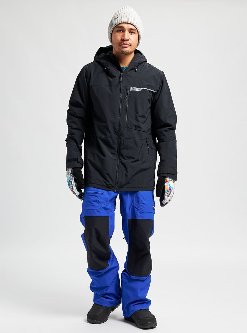 Burton Peasy 2L Snowboardjacke Herren Schwarz | 087-ISYLVU
