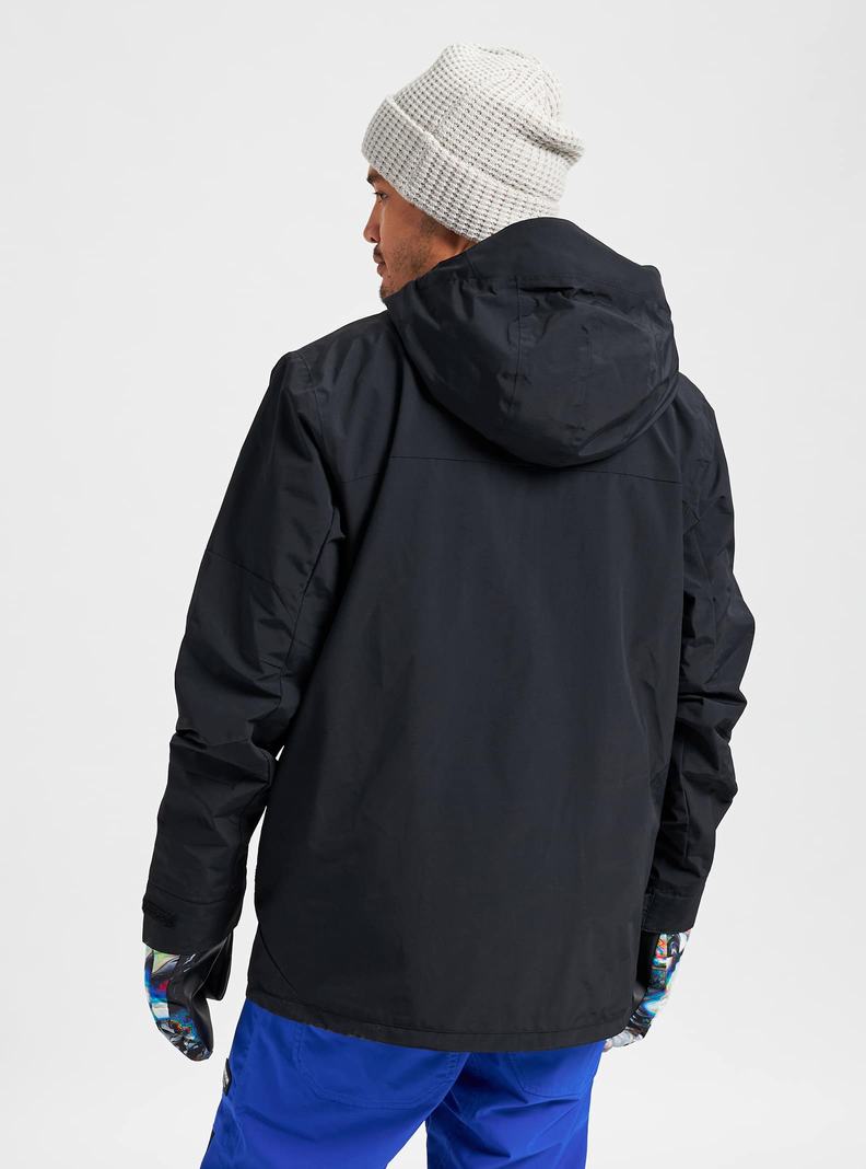 Burton Peasy 2L Snowboardjacke Herren Schwarz | 087-ISYLVU