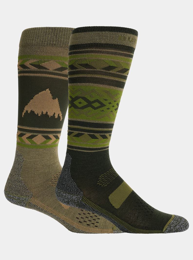 Burton Performance Laufschuhe (2 Pack) Socken Damen Grün | 620-UQBIDY