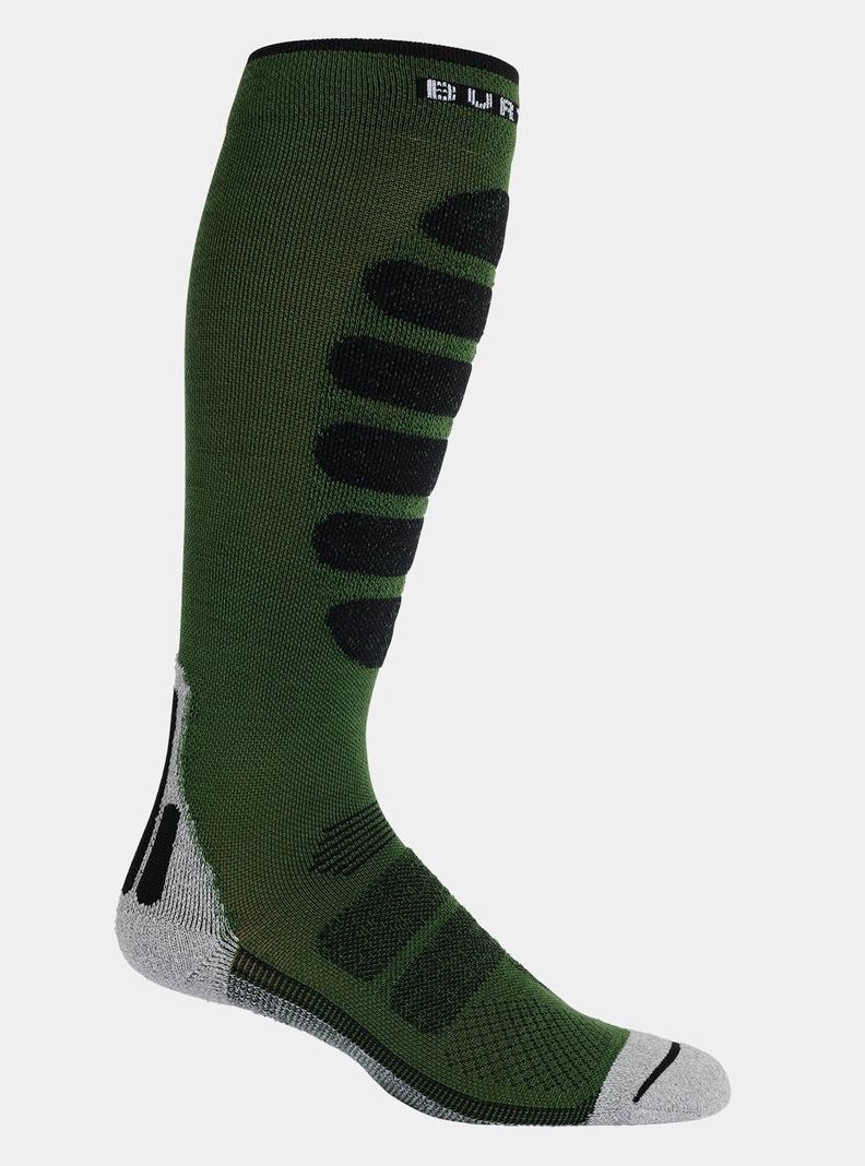 Burton Performance + Laufschuhe Compression Socken Herren Olivgrün | 056-OXDTPH
