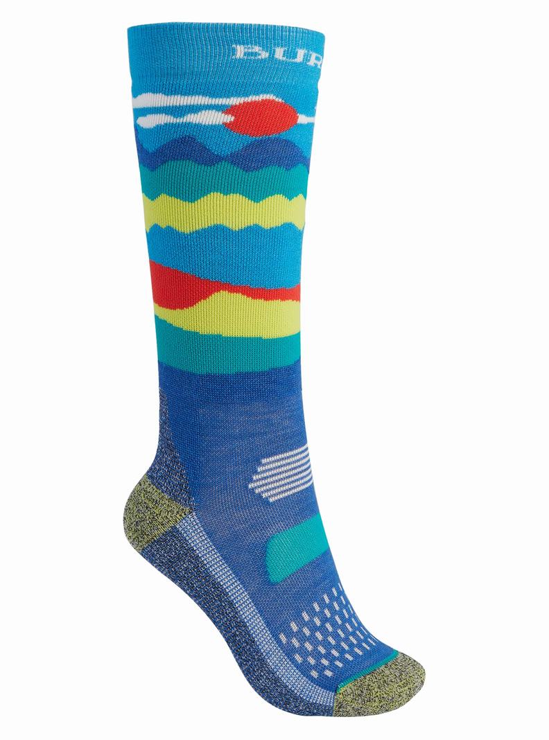 Burton Performance Midweight Socken Kinder Blau | 347-JPKUVR