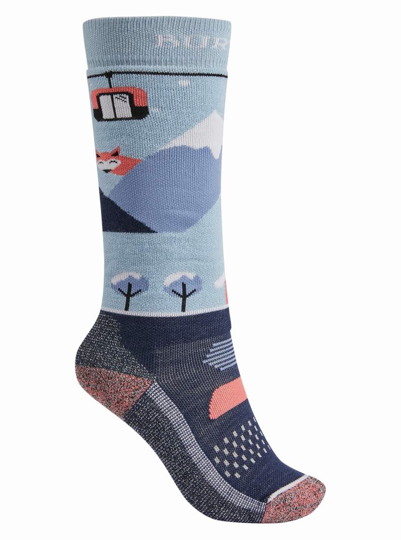 Burton Performance Midweight Socken Kinder Weiß | 758-ABZSLY