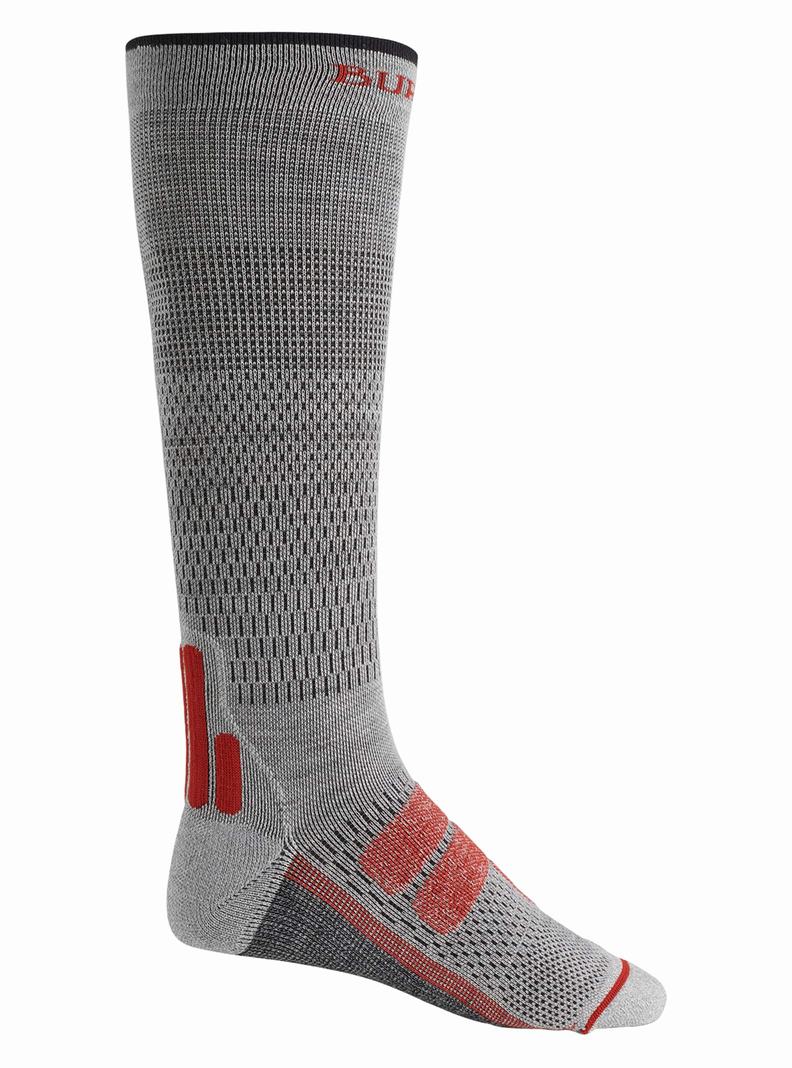 Burton Performance + Ultralight Compression Socken Herren Grau | 086-ZESIYB