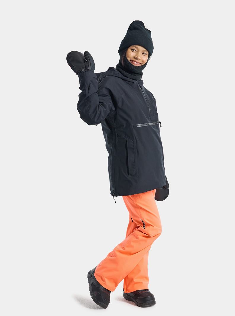 Burton Pillowline GORE-TEX 2L Anorak Snowboardjacke Damen Schwarz | 052-YPTMOZ