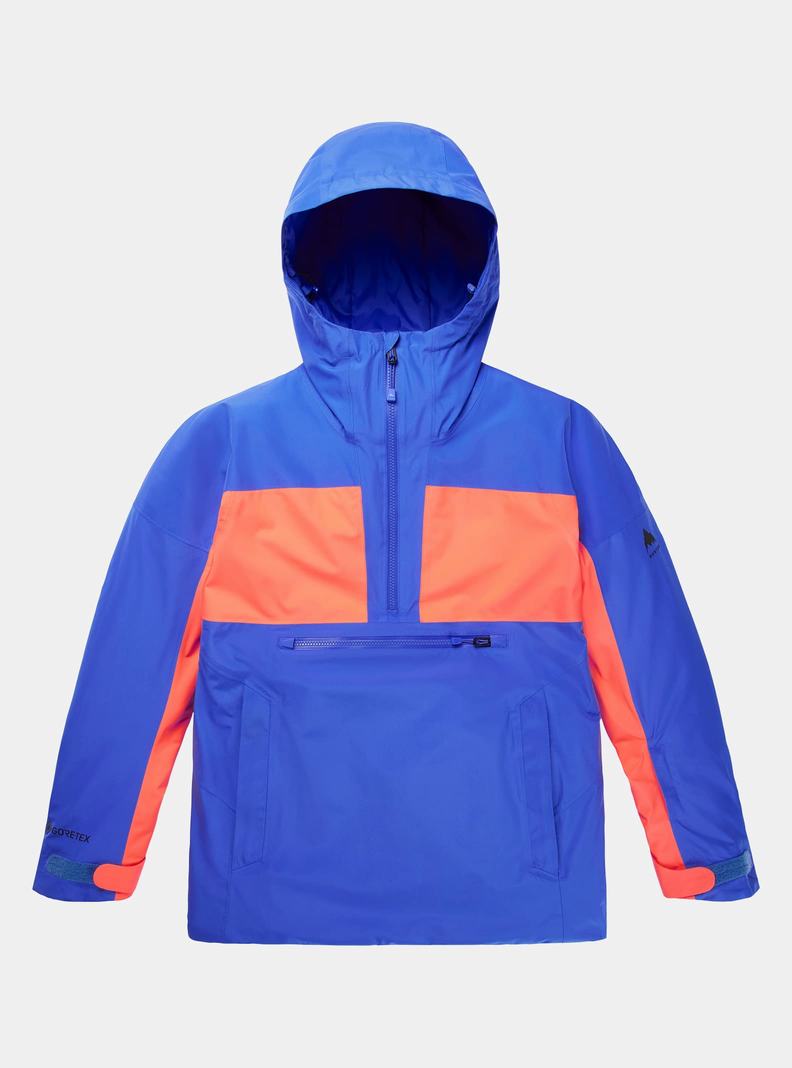 Burton Pillowline GORE-TEX 2L Anorak Snowboardjacke Damen Blau Orange | 216-DFPAJY