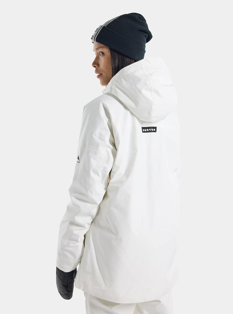 Burton Pillowline GORE-TEX 2L Anorak Snowboardjacke Damen Weiß | 375-RSNMVF