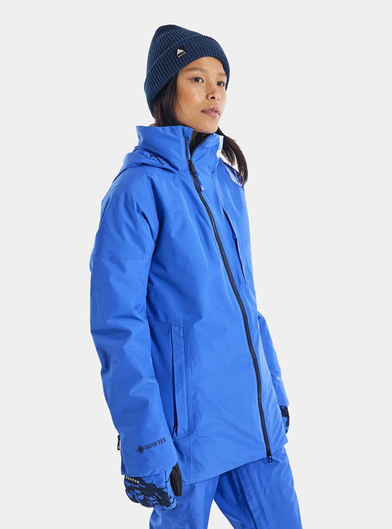 Burton Pillowline GORE-TEX 2L Snowboardjacke Damen Blau | 397-WGSVLH
