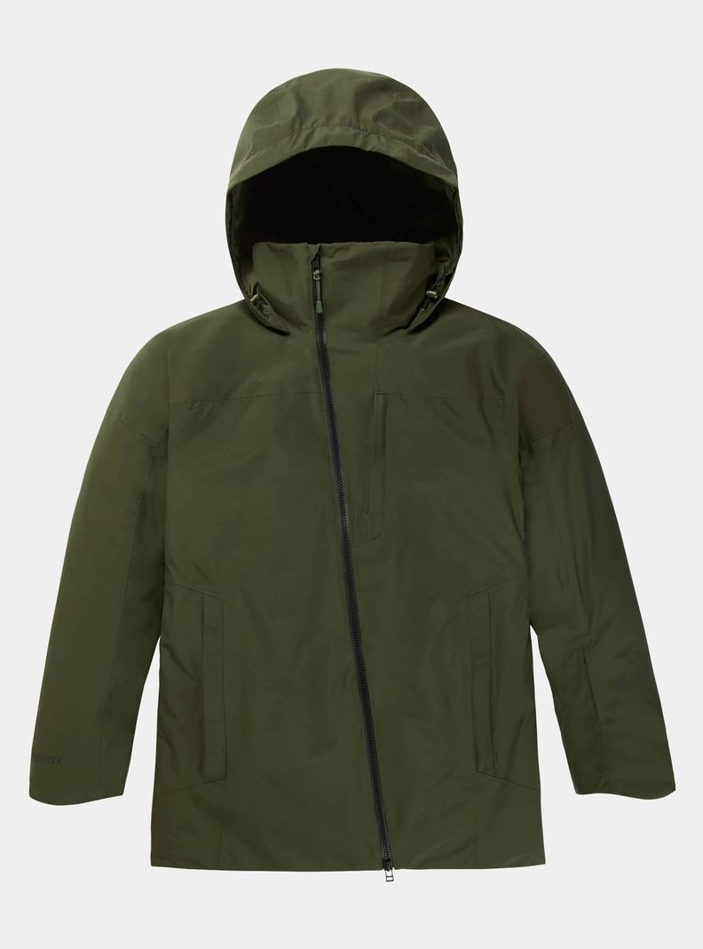 Burton Pillowline GORE-TEX 2L Snowboardjacke Damen Tiefesgrün | 496-JOZMWT