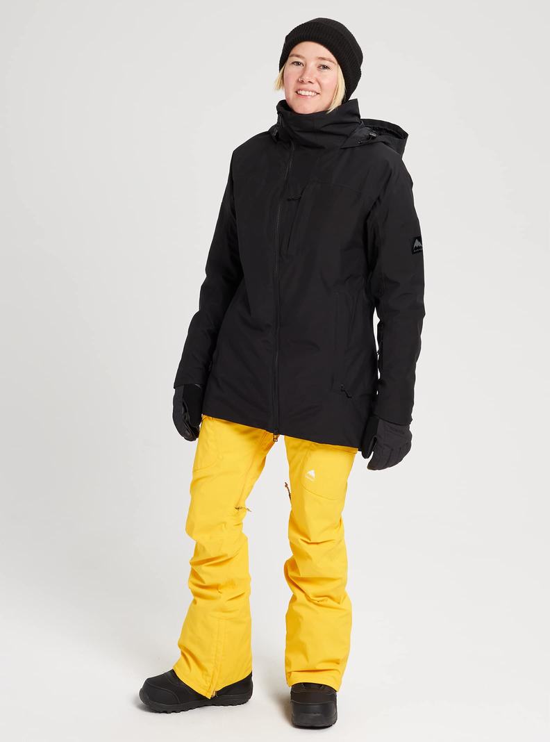 Burton Pillowline GORE-TEX 2L Snowboardjacke Damen Schwarz | 523-AOZXJE