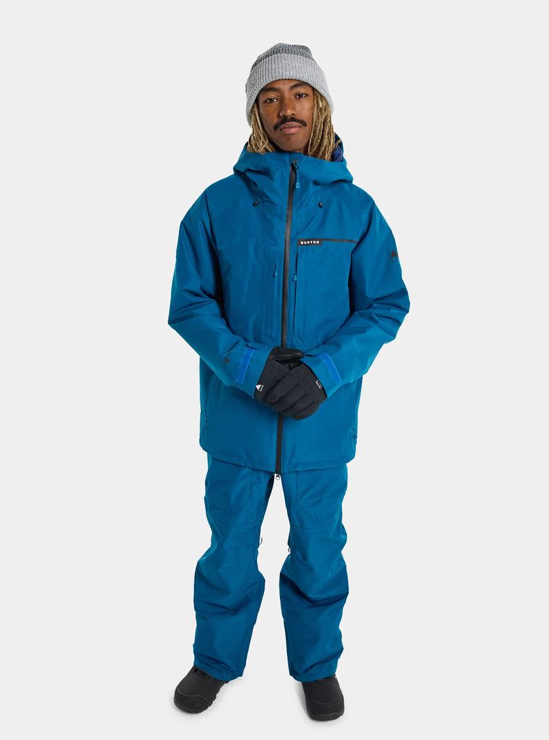 Burton Pillowline GORE‑TEX 2L Snowboardjacke Herren Blau | 064-TNDBKJ
