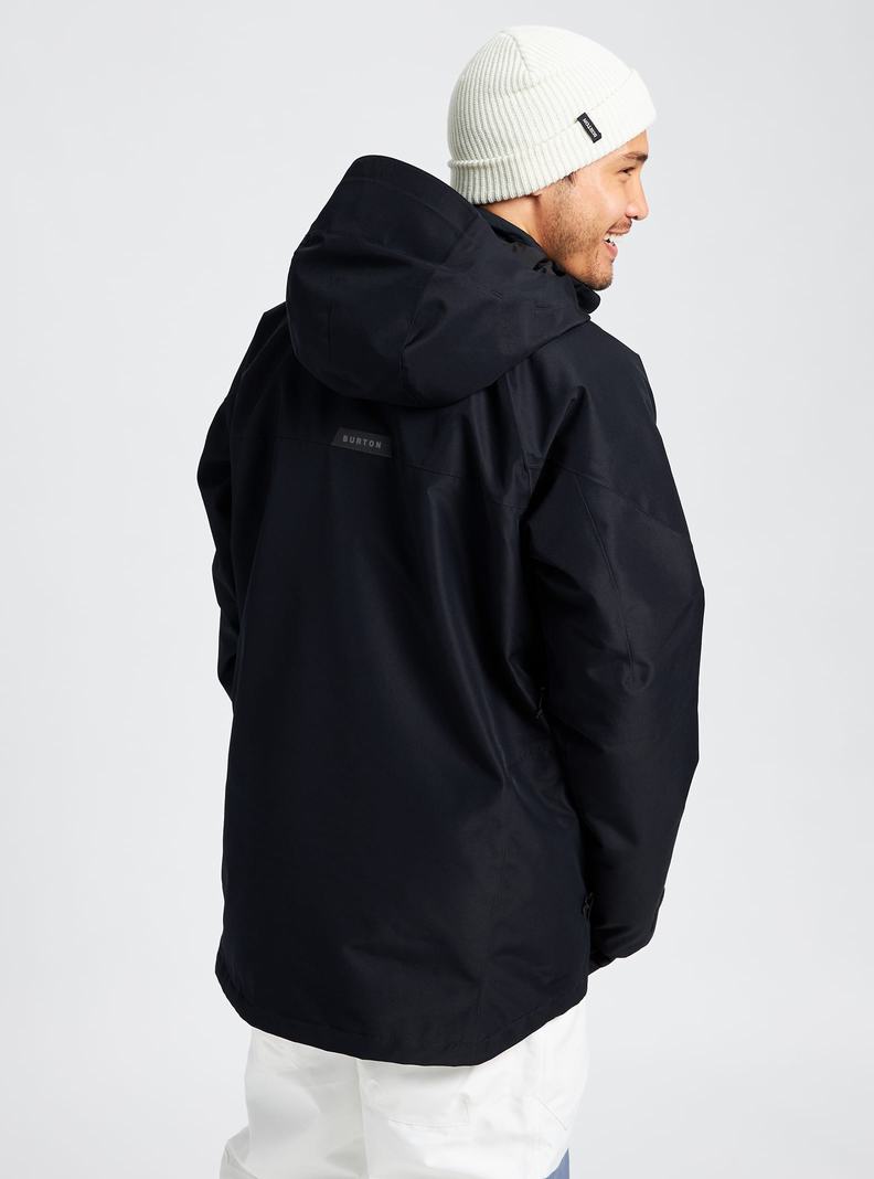 Burton Pillowline GORE‑TEX 2L Snowboardjacke Herren Schwarz | 741-FLSJBN