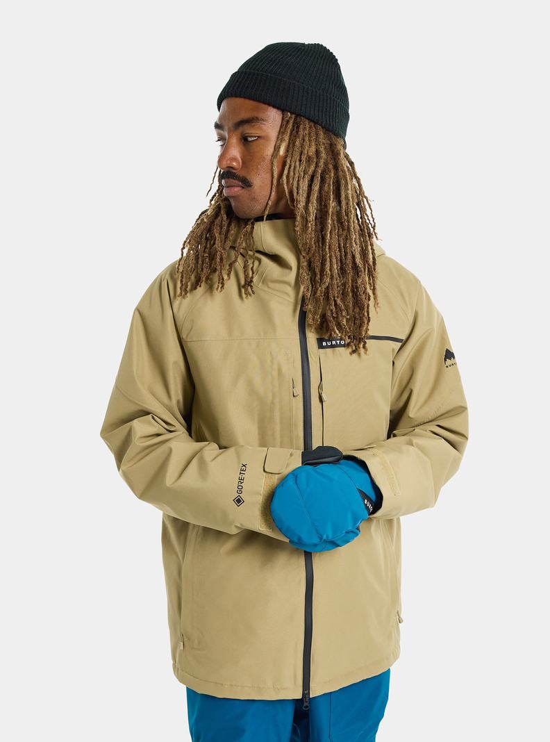 Burton Pillowline GORE‑TEX 2L Snowboardjacke Herren Khaki | 893-OYXJHN