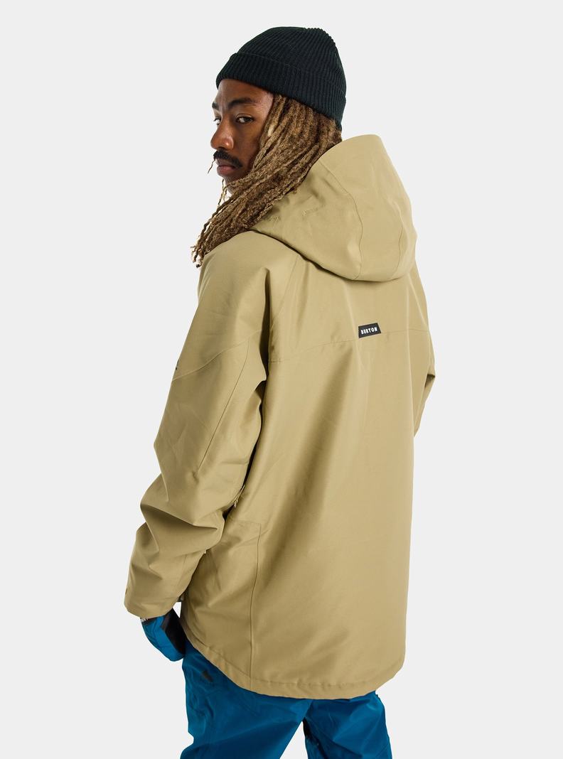 Burton Pillowline GORE‑TEX 2L Snowboardjacke Herren Khaki | 893-OYXJHN