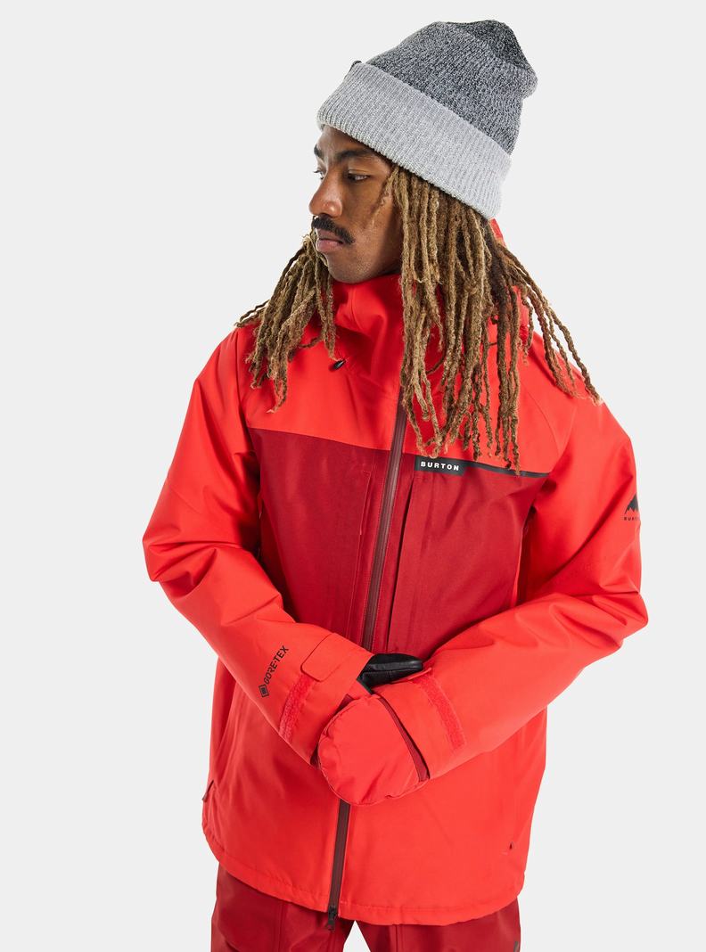 Burton Pillowline GORE‑TEX 2L Snowboardjacke Herren Rosa Orange Rosa | 983-HKGOWV