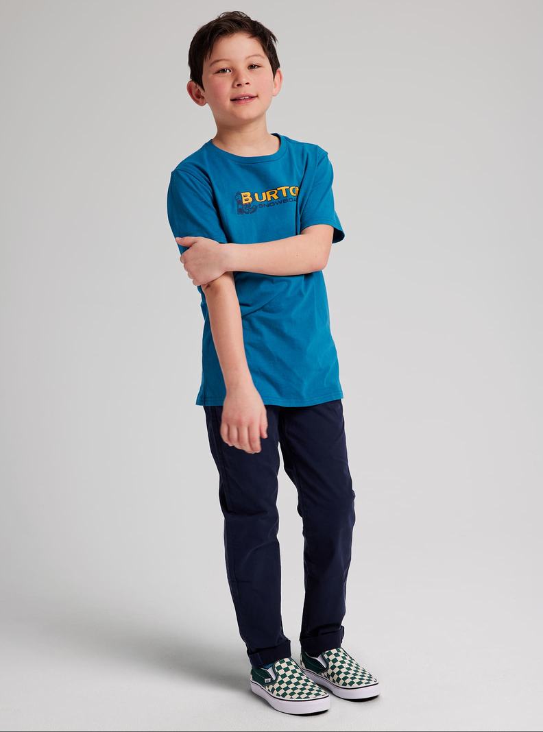 Burton Pinecrest Kurzes Sleeve T-Shirts Kinder Blau | 072-IFZCGQ