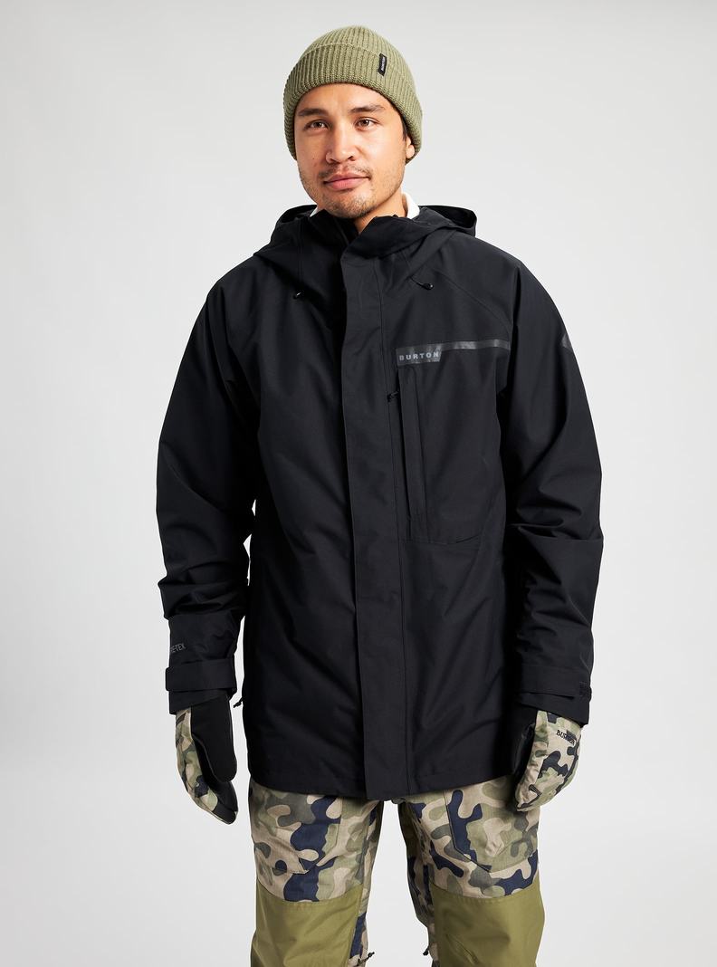 Burton Powline GORE-TEX 2L Snowboardjacke Herren Schwarz | 125-IRASYK