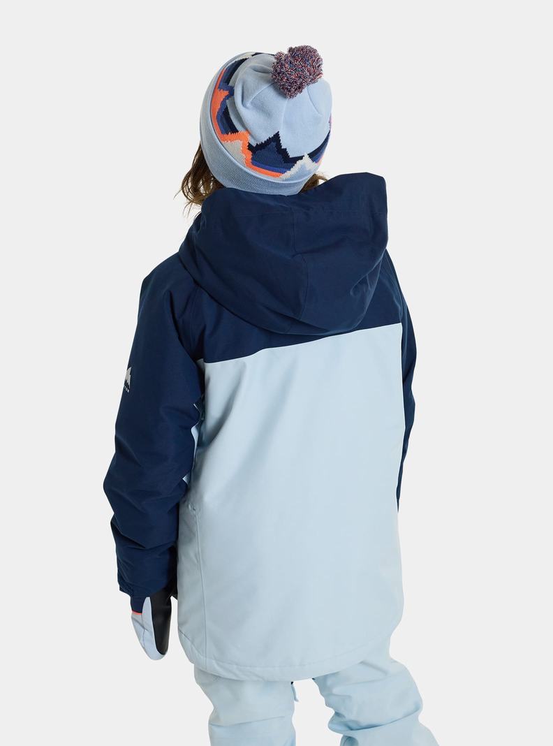 Burton Powline GORE-TEX 2L Snowboardjacke Kinder Blau | 129-ITUSMB