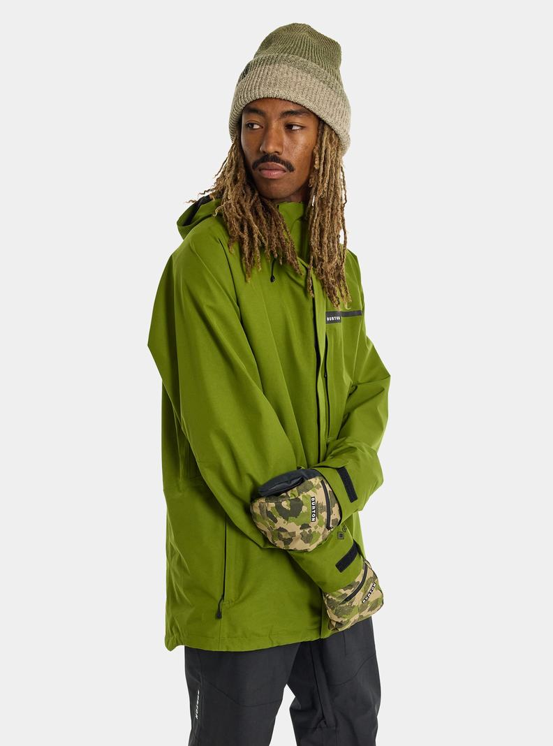Burton Powline GORE-TEX 2L Snowboardjacke Herren Grün | 259-MYRODG